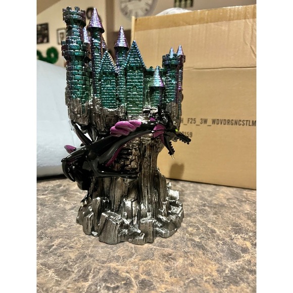 Disney Maleficent Dragon Castle Candle Holder Holder Stand Bath and Body Works - Picture 2 of 9